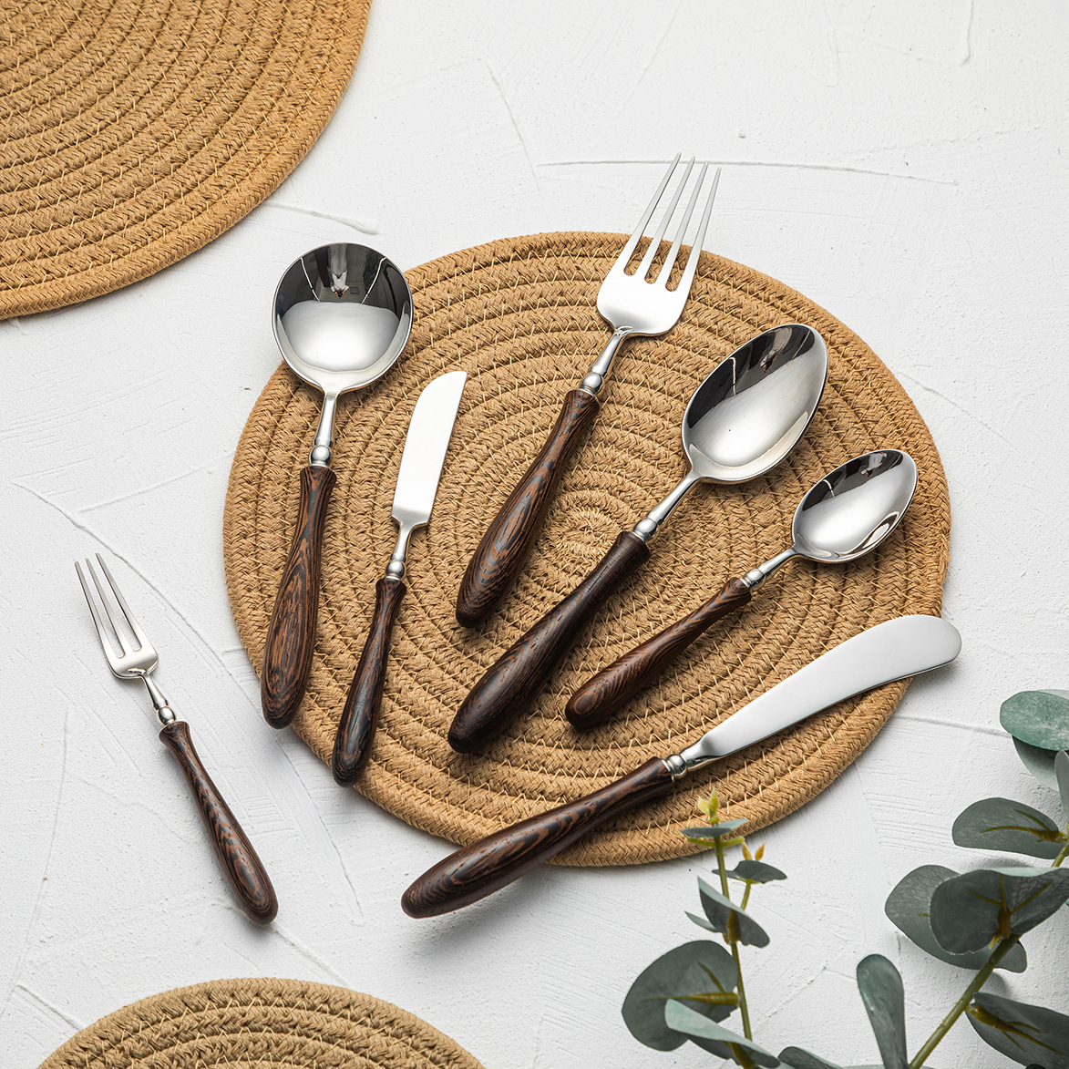 hanging flatware set
